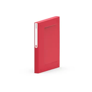 ORPLAST Plastikowy segregator na dokumenty NewBINDER 25mm czerwony 6082-uniw - Segregatory - miniaturka - grafika 1