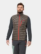 Kamizelki męskie - Jack Wolfskin Kamizelka Routeburn Pro Ins Vest 1206872 Brązowy Slim Fit - miniaturka - grafika 1