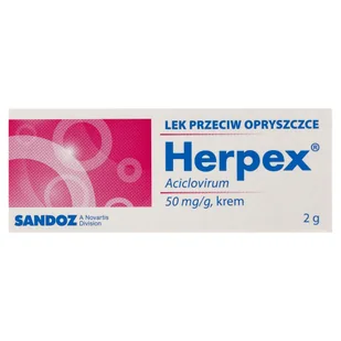 Sandoz Herpex 2 g - Problemy skórne - miniaturka - grafika 1