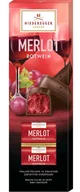 Bombonierki i czekoladki - NIEDEREGGER Merlot praliny Gorzka czekolada Wino 100g - miniaturka - grafika 1