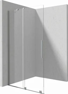Deante Ścianka prysznicowa walk-in 140 cm - przesuwna Prizma KTJ_F34R - Ścianki i drzwi prysznicowe - miniaturka - grafika 1