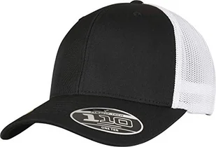 Flexfit Unisex 110 Recycled Cap 2-tonowa czapka bejsbolowa, czarny/biały, jeden rozmiar - Czapki damskie - miniaturka - grafika 1