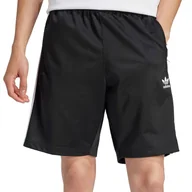 Spodnie sportowe męskie - Spodenki adidas Originals Adicolor Firebird IU2368 - czarne - miniaturka - grafika 1