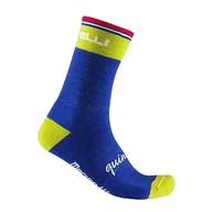 Skarpetki męskie - CASTELLI 4522533-432 PIĘĆ S MER SOCK Skarpetki MĘSKIE VIVID BLUE Rozmiar S/M - miniaturka - grafika 1