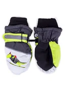 Rękawiczki dla dzieci - Rękawiczki Narciarskie Chłopięce Jednopalczaste Krokodylki 10 Cm - miniaturka - grafika 1