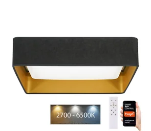 Brilagi-Ściemnialne światło LED VELVET SQUARE LED/36W/230V Wi-Fi Tuya+RC szare - Lampy sufitowe - miniaturka - grafika 1