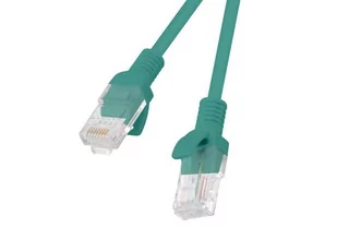 Lanberg Patch cord kat.5E 3M zielony PCU5-10CC-0300-G - Patchcordy - miniaturka - grafika 1