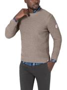 Swetry męskie - Timezone Sweter w kolorze beżowym - miniaturka - grafika 1