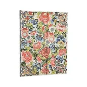 Pozostałe książki - 2026 Pear Garden (Peking Opera Embroidery) Ultra 12-month Vertical Hardcover Flexi Dayplanner 2026 (Wrap Closure) - miniaturka - grafika 1