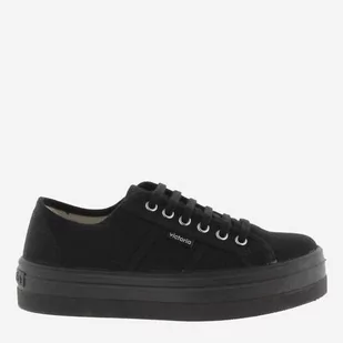 Buty sportowe damskie niskie Victoria Barcelona Lona Piso Negro 109201-10 40 (26 cm) Czarne (8433101443032_PL) - Trampki damskie - miniaturka - grafika 1