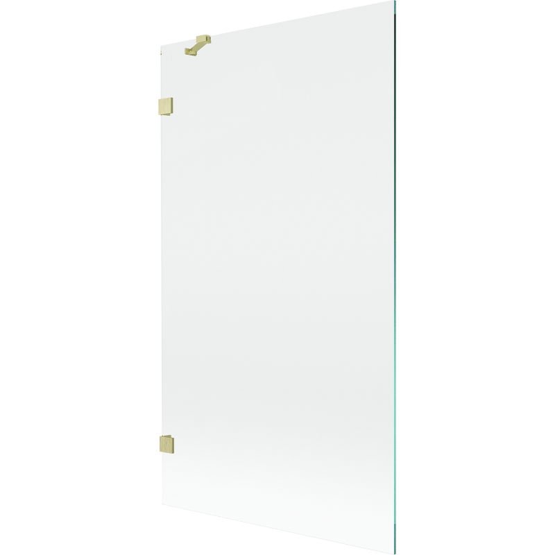Mexen Lunar parawan nawannowy 1-skrzydłowy 100 x 150 cm, transparent, złoty szczotkowany - 897-100-000-55-00