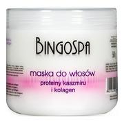 Maski do włosów - BingoSpa Maska do włosów z proteinami kaszmiru i kolagenem - Hair Mask Cashmere And Collagen Maska do włosów z proteinami kaszmiru i kolagenem - Hair Mask Cashmere And Collagen - miniaturka - grafika 1