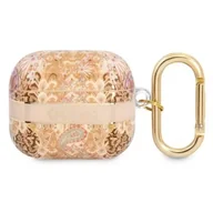 Akcesoria do słuchawek - Guess  GUA3HHFLD AirPods 3 cover złoty/gold Paisley Strap Collection - miniaturka - grafika 1