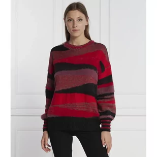 Desigual Sweter | Relaxed fit | z dodatkiem wełny - Swetry damskie - miniaturka - grafika 1
