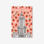 Kartki okolicznościowe i zaproszenia - Pocztówka Pałac Kultury Truskawki - miniaturka - grafika 1