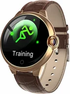 Smartwatch - Garett Women Karen Brązowy/Skórzany - miniaturka - grafika 1