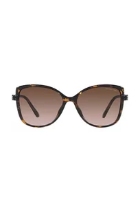 Michael Kors okulary przeciwsłoneczne damskie kolor brązowy - Okulary przeciwsłoneczne - miniaturka - grafika 1
