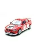 Samochody i pojazdy dla dzieci - Model 1:36, Mitsubishi Lancer Evolution VII WRC, czerwony - miniaturka - grafika 1