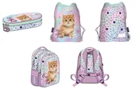 Plecaki szkolne i tornistry - Plecak szkolny 4-komorowy + piórnik + worek My little friend Kotek Kitty - miniaturka - grafika 1
