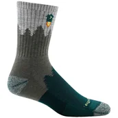 Skarpetki męskie - Skarpety męskie Darn Tough Number 2 Micro Crew Midweight With Cushion Rozmiar skarpet: 43-45,5 / Kolor: ciemnozielony - miniaturka - grafika 1
