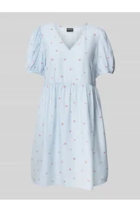 Sukienka casualowa o luźnym kroju z mieszanki wiskozy model FIONNA - Pieces - Sukienki - miniaturka - grafika 1