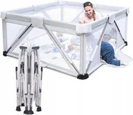 Łóżeczka i kojce - Heyo.Ja Składany kojec 150 x 180 x 68 cm Łatwy montaż MOBILNY PLAC ZABAW - miniaturka - grafika 1