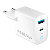 Ładowarki do telefonów - Forever Tc-06-45Ac Ładowarka Gan Pd Qc 45W Biała - miniaturka - grafika 1