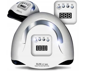 Lampa Do Paznokci 220w Do Hybryd Żeli Uv Led Sun X7 Dual Max Model 2024 - Lampy UV do paznokci - miniaturka - grafika 1