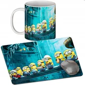 Podkładki pod mysz - Zestaw Kubek + Podkładka - Minionki - Prezent Wiele Wzorów + Imię - miniaturka - grafika 1