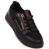 Buty sportowe damskie - Buty sportowe Cross Jeans W INT1833 (kolor Czarny, rozmiar 37) - miniaturka - grafika 1