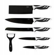 Noże kuchenne - CECOTEC Zestaw noży Cecotec 6 Set Black Swiss Chef Knives 6 szt. Czarny - miniaturka - grafika 1