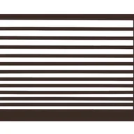 Ogrodzenia - Polbram Brama przesuwna Bali II 4x1,5 m prawa brązowa automat - miniaturka - grafika 1