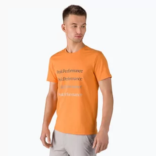 Koszulka trekkingowa męska Peak Performance Ground Tee pomarańczowa G77284170 | WYSYŁKA W 24H | 30 DNI NA ZWROT - Odzież trekkingowa męska - miniaturka - grafika 1