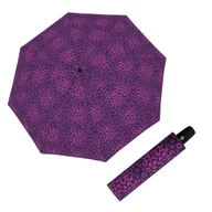 Parasole - Parasol damski Derby Hit Magic Loop automatyczny składany wzór fioletowo-różowe plamy - miniaturka - grafika 1