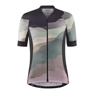 Koszulki i topy damskie - Damska Koszulka z krótkim rękawem CRAFT ADV ENDUR GRAPHIC JERSEY W 1910554-743007 – Wielokolorowy - miniaturka - grafika 1