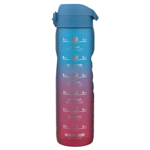 Butelka ION8 BPA Free I8RF1000PBPMOT Gradient Blue/Pink Motivator - Survival - akcesoria - miniaturka - grafika 2