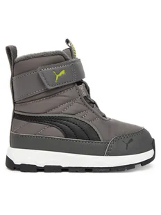 Puma Śniegowce Evolve Boot Ac+ Inf 392646 08 Szary - Buty dla chłopców - miniaturka - grafika 1