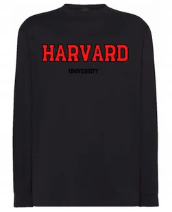 Longsleeve czerwony nadruk HARVARD r.XS - Koszulki męskie - miniaturka - grafika 1