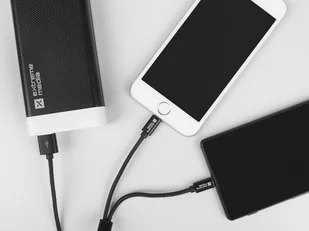 Natec EM Kabel combo usb-a(m)->micro-b(m)+lightning(m) 2.0 1m extreme media - Kable komputerowe i do monitorów - miniaturka - grafika 11