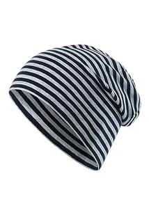 Sterntaler Czapka Slouch w paski dla chłopców, niebieska (granatowa), Niebieski (Granatowy 300), 53 - Czapki damskie - miniaturka - grafika 1