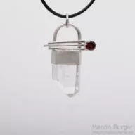 Wisiorki - Sotis Kryształ z granatem, wisior - miniaturka - grafika 1