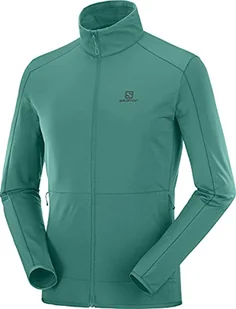 Salomon Outrack Midlayer męska kurtka do biegania w terenie niebieski Pacific XL - Kurtki męskie - miniaturka - grafika 1