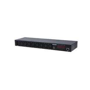Intellinet Intellinet listwa zasilająca PDU 1U zarządzalna po IP z wyświetlaczem do szaf rack 19 (163682) - Akcesoria do szaf serwerowych - miniaturka - grafika 3