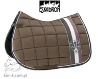 Akcesoria jeździeckie - Eskadron Potnik BIG SQUARE COTTON Classic Sports jesień-zima 2017/18 darktaupe - miniaturka - grafika 1