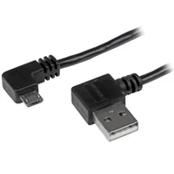 Kable komputerowe i do monitorów - StarTech USB2AUB2RA1M kabel USB 1 m USB 2.0 USB A Micro-USB B Czarny - miniaturka - grafika 1