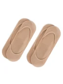 Skarpetki damskie - Tommy Hilfiger Zestaw 2 par stopek damskich 353006001 Beżowy - miniaturka - grafika 1