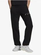 Spodnie damskie - Spodnie damskie Adidas Track dresowe joggery czarne S - miniaturka - grafika 1