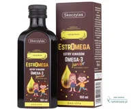 Witaminy i minerały - ESTROMEGA rybie kwasy omega 3 junior Skoczylas 150ml - miniaturka - grafika 1