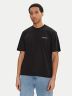 Koszulki męskie - Guess Jeans T-Shirt M4BI75 K8FQ4 Czarny Oversize - miniaturka - grafika 1