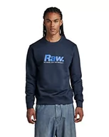 Bluzy męskie - G-STAR RAW Bluza męska z fotografem, Niebieski (Salute D22758-c988-c742), S - miniaturka - grafika 1